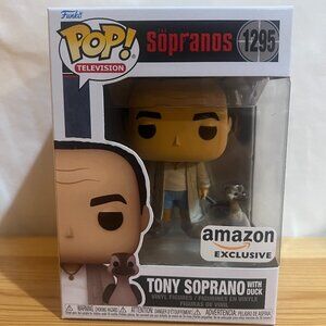 Funko POP! TV The Sopranos Tony Soprano With Duck #1295 Amazon Exclusive Brand N
